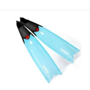 WAVE Clione Full Pocket Long Blade Diving Fins, Blue, Size EU 41-42,,US 7-8, NWT